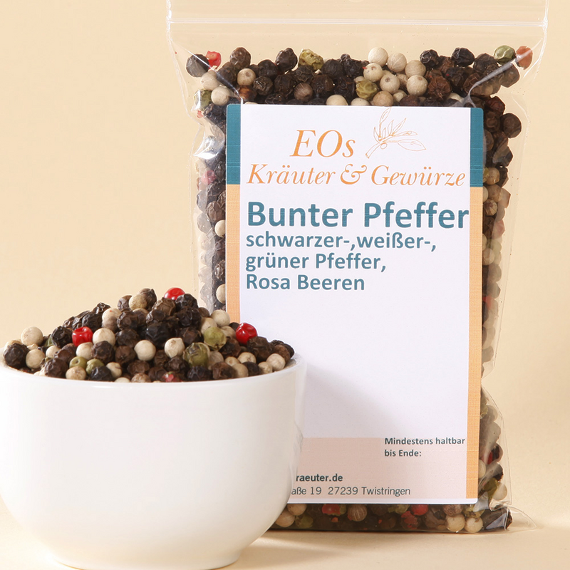 Bunter Pfeffer, ganz