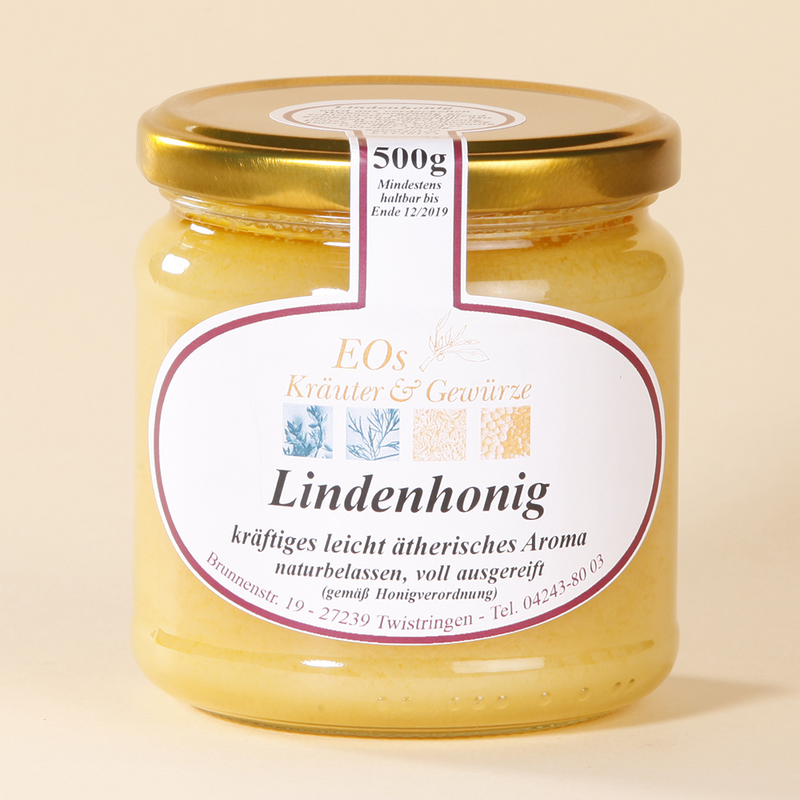 Lindenblütenhonig - EOs Kräuter &amp; Gewürze - der Shop mit dem gewissen