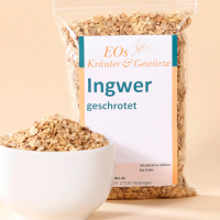Ingwer geschrotet für Tee