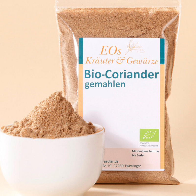 Bio-Coriander, gemahlen