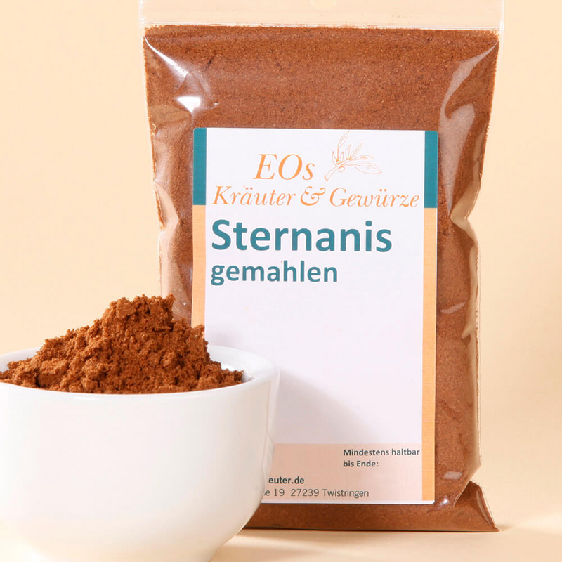 Sternanis, gemahlen